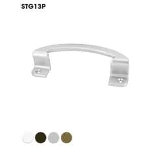 Tại Sao Nên Chọn Tay Nắm Cửa Trượt STG13P? Độ bền vượt trội: Chất liệu hợp kim nhôm và lớp sơn tĩnh điện đảm bảo sản phẩm bền đẹp theo thời gian. Thiết kế đồng bộ: Tương thích hoàn hảo với dòng khóa STG13, mang lại sự tiện nghi và thẩm mỹ. Dễ dàng lắp đặt: Kích thước tiêu chuẩn và thiết kế thông minh giúp việc lắp đặt nhanh chóng, tiện lợi. Tính năng ưu việt: Đáp ứng nhu cầu sử dụng cho các hệ cửa trượt hiện đại. Màu sắc đa dạng: Phù hợp với mọi phong cách nội thất và không gian kiến trúc. Tay nắm cửa trượt STG13P là lựa chọn lý tưởng để nâng cao sự tiện nghi và phong cách hiện đại cho không gian sống và làm việc của bạn!