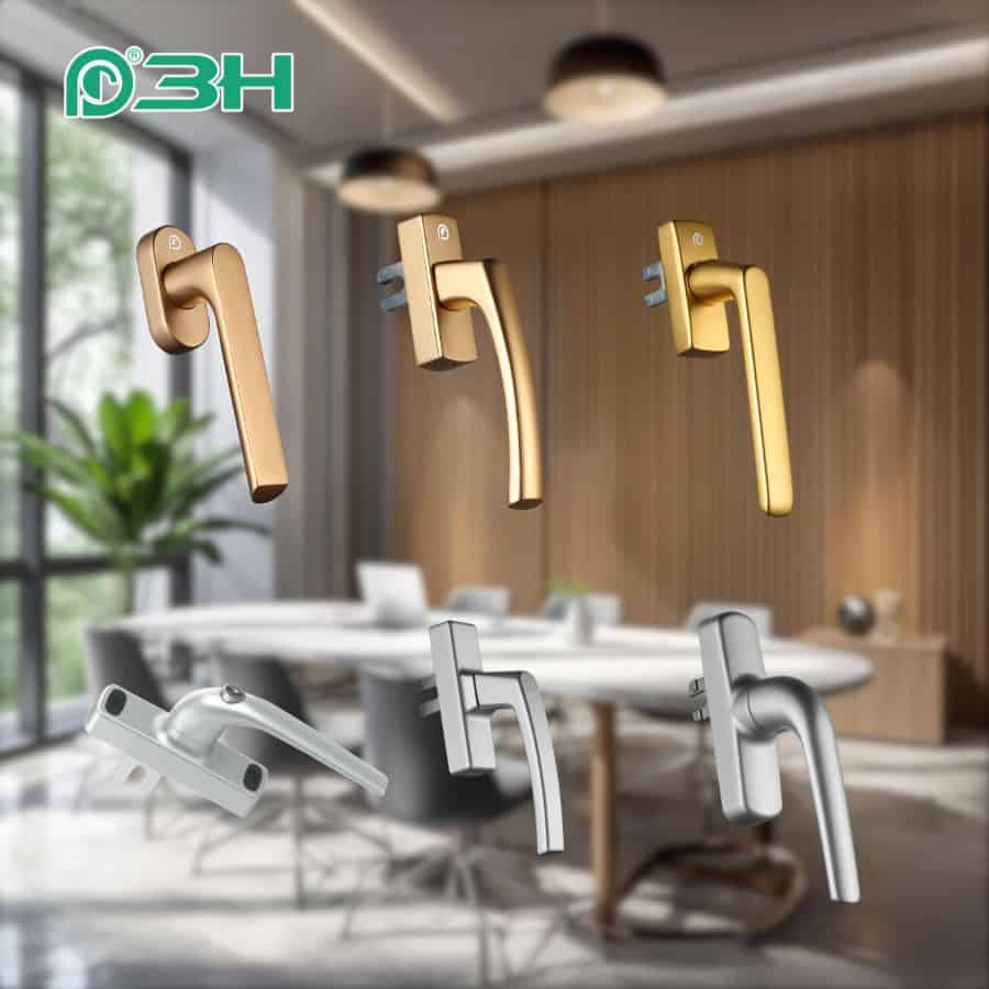 Tay nắm âm cửa nhôm 3H