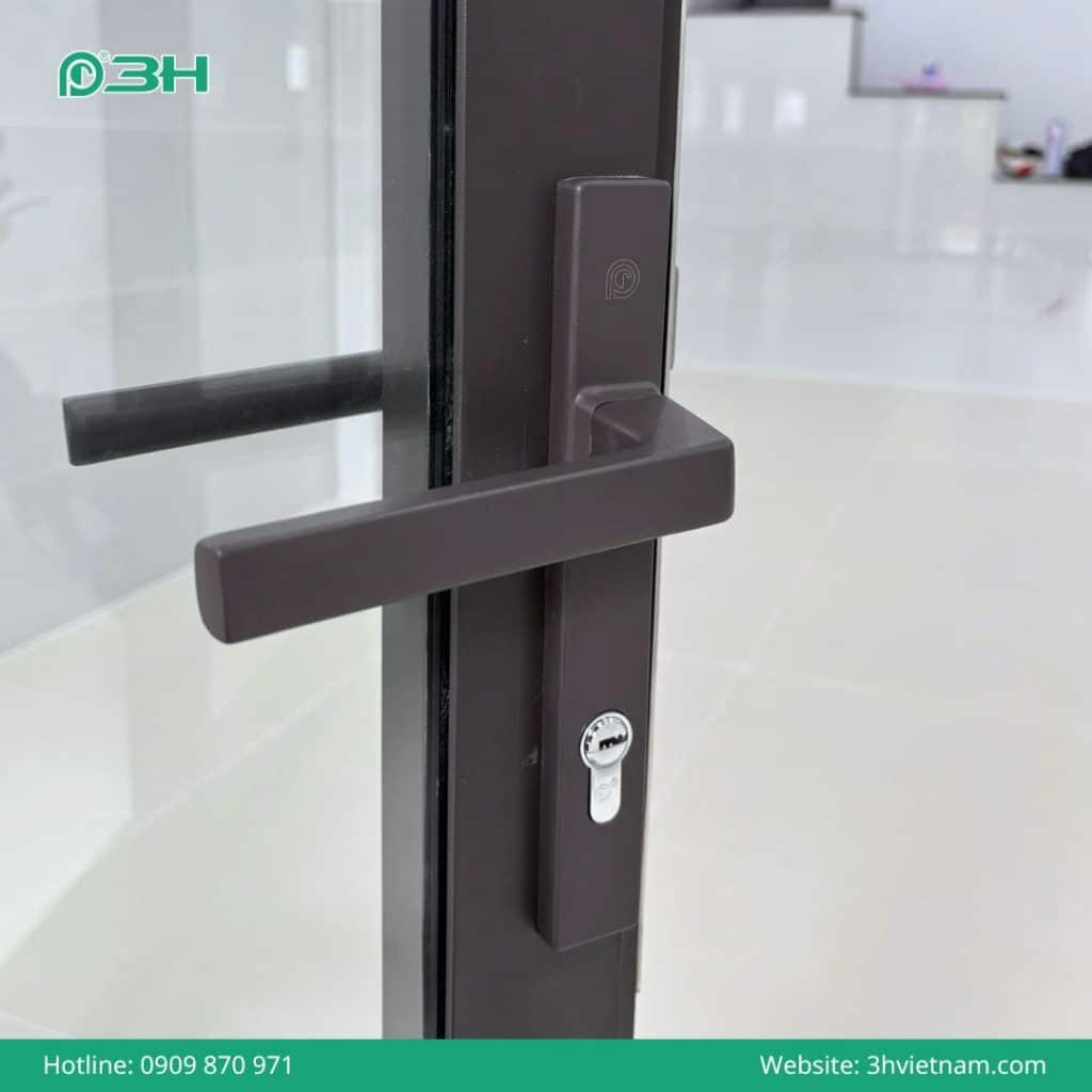 Tay nắm cửa sắt 3H cho cửa kim loại