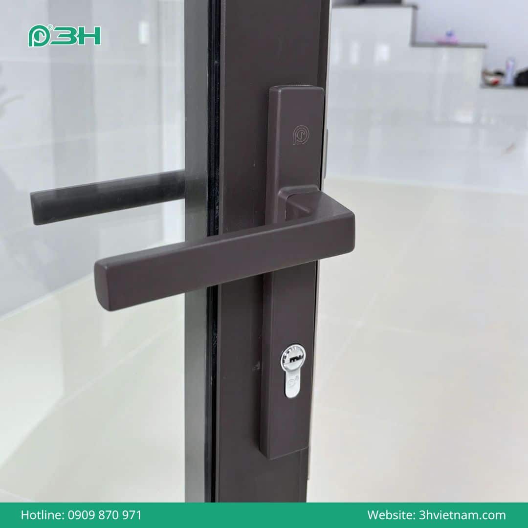 Tay nắm cửa sắt 3H cho cửa kim loại