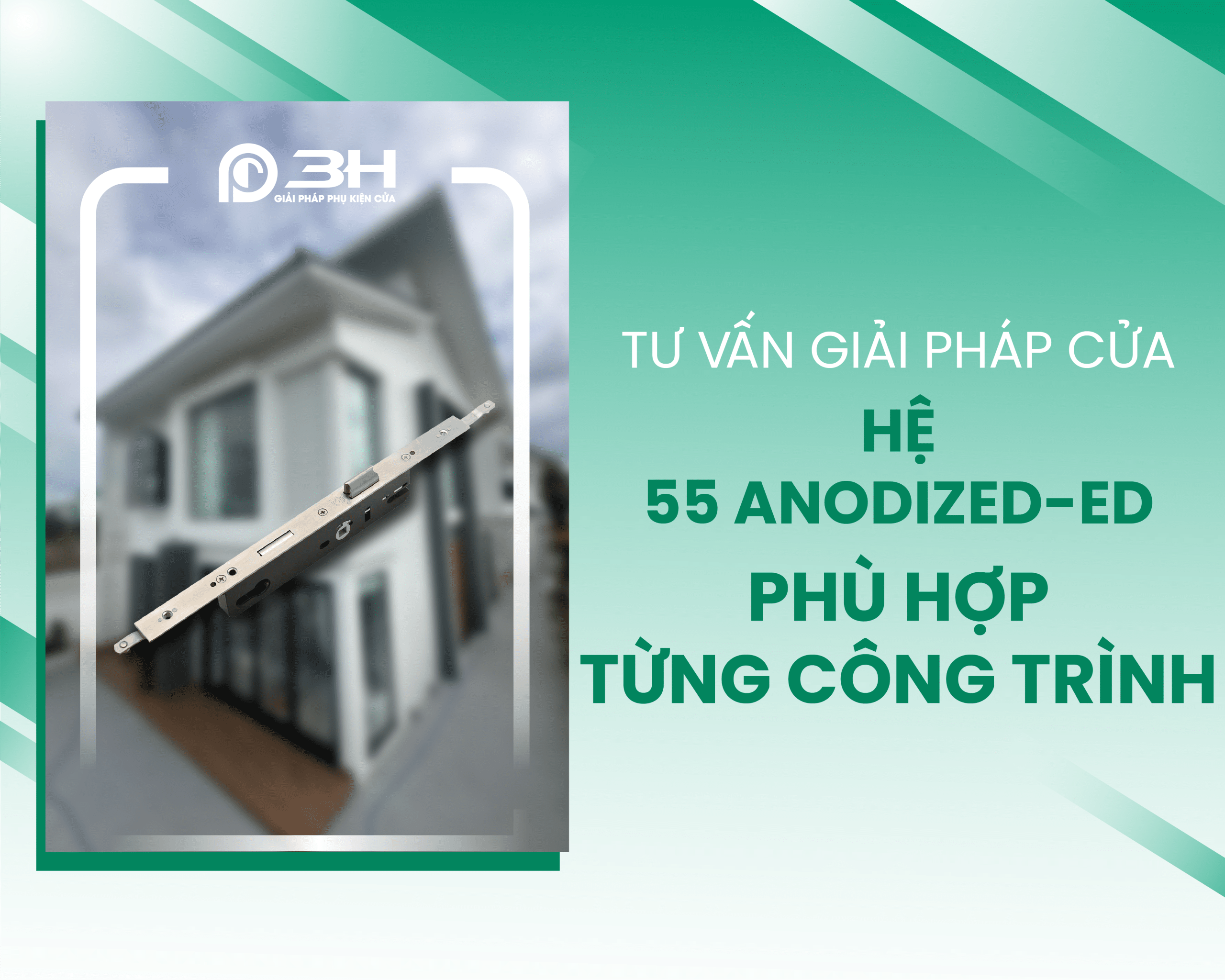 3H Việt Nam – Đơn vị tư vấn và phân phối phụ kiện 3H hệ 55 ANODIZED-ED