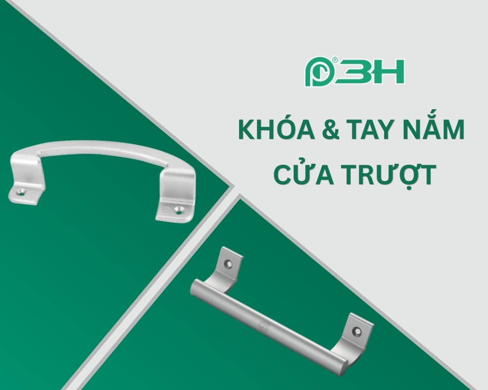 Tay nắm cửa đơn điểm – Khóa sò 3H chính hãng